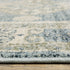 8' X 10' Blue Grey Beige And Teal Oriental Power Loom Stain Resistant Area Rug