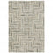 8' X 11' Ivory And Beige Geometric Area Rug