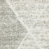 8' X 11' Gray And Ivory Geometric Area Rug