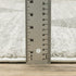 8' X 11' Gray And Ivory Geometric Area Rug