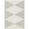 8' X 11' Beige Black And Green Geometric Area Rug