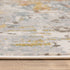 8' X 11' Beige And Blue Abstract Area Rug