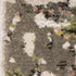 8' X 11' Gray And Green Abstract Area Rug