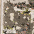 8' X 11' Gray And Green Abstract Area Rug