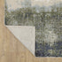 8' X 11' Blue And Green Abstract Area Rug