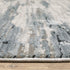 8' X 11' Blue Grey Beige And Brown Abstract Power Loom Stain Resistant Area Rug