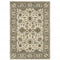 8' X 11' Beige Grey Brown And Charcoal Oriental Power Loom Stain Resistant Area Rug