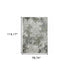 8' X 11' Beige And Gray Abstract Distressed Area Rug