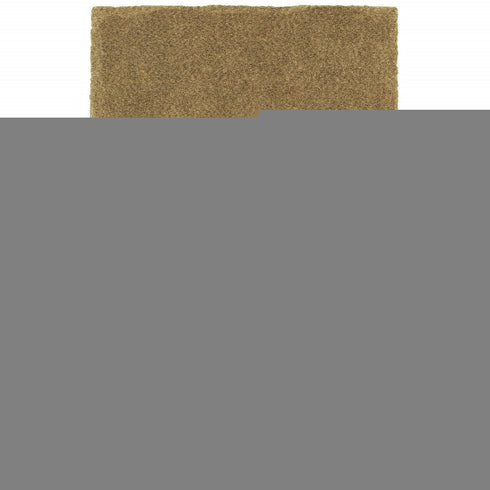 8' X 11' Rich Gold Shag Tufted Handmade Stain Resistant Area Rug