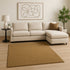 8' X 11' Rich Gold Shag Tufted Handmade Stain Resistant Area Rug