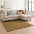 8' X 11' Rich Gold Shag Tufted Handmade Stain Resistant Area Rug