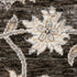 8' X 11' Grey And Ivory Oriental Power Loom Stain Resistant Area Rug With Fringe