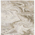8' X 11' Ivory Tan Beige Grey And Brown Abstract Power Loom Stain Resistant Area Rug