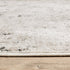 8' X 11' Ivory And Gray Abstract Area Rug