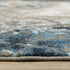 8' X 10' Blue And Beige Abstract Area Rug