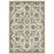 7' X 9' Beige And Gold Oriental Distressed Area Rug