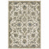 7' X 9' Beige And Gold Oriental Distressed Area Rug