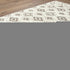 8' X 11' Ivory And Brown Geometric Shag Area Rug