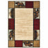 8' X 10' Ivory Southwestern Power Loom Stain Resistant Area Rug