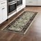 8' Red And Ivory Oriental Runner Rug