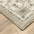 8' Beige And Ivory Oriental Runner Rug
