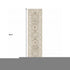 8' Beige And Ivory Oriental Runner Rug