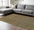 9' X 12' Green Geometric Power Loom Area Rug