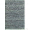 9' X 12' Blue and Gray Power Loom Area Rug