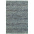9' X 12' Blue and Gray Power Loom Area Rug