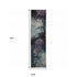 8' Purple And Ivory Abstract Runner Rug