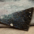 8' Purple And Ivory Abstract Runner Rug