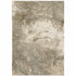 8' X 11' Gray and Ivory Abstract Power Loom Area Rug