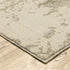 8' X 11' Gray and Ivory Abstract Power Loom Area Rug