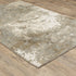 8' X 11' Gray and Ivory Abstract Power Loom Area Rug