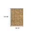 8' X 10' Gold Orange Brown Red Green Purple And Beige Southwestern Printed Stain Resistant Non Skid Area Rug