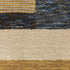 8' Blue And Beige Geometric Runner Rug