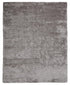 8' X 10' Gray Shag Hand Tufted Area Rug