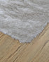 8' X 10' Gray Shag Hand Tufted Area Rug