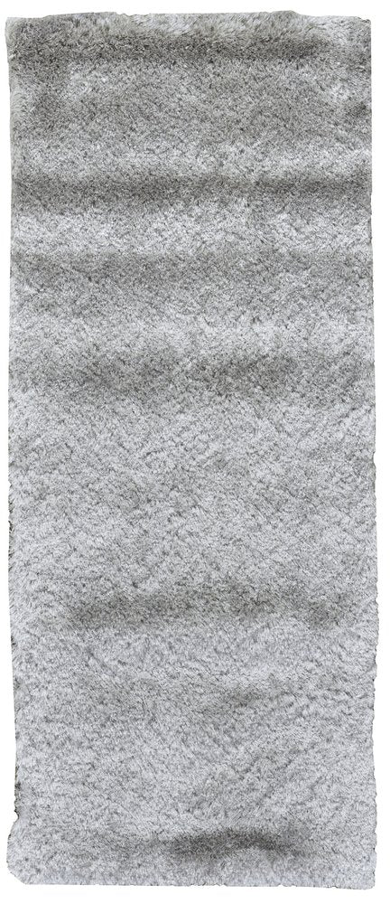 8' X 10' Gray Shag Hand Tufted Area Rug