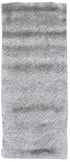 8' X 10' Gray Shag Hand Tufted Area Rug