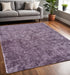 6' Purple Shag Tufted Handmade Runner Rug