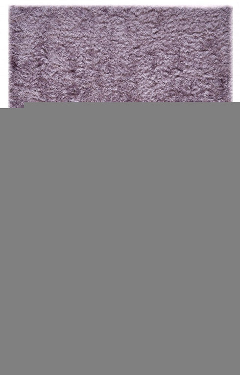 6' Purple Shag Tufted Handmade Runner Rug