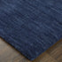 8' X 11' Blue Wool Hand Woven Area Rug