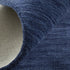 8' X 11' Blue Wool Hand Woven Area Rug
