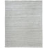 8' Ivory Geometric Hand Woven Runner Rug