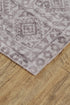 5' X 8' Gray Abstract Hand Woven Area Rug