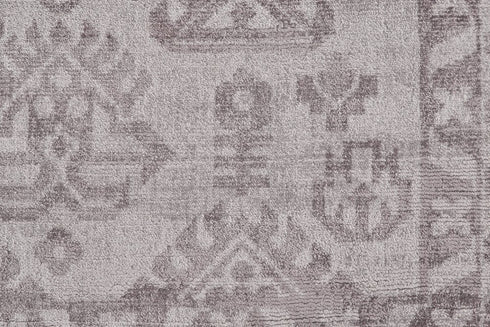 5' X 8' Gray Abstract Hand Woven Area Rug