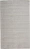 5' X 8' Gray And Silver Hand Woven Area Rug