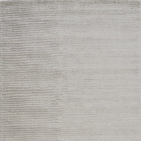 5' X 8' Gray And Silver Hand Woven Area Rug