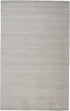 5' X 8' Gray And Silver Hand Woven Area Rug